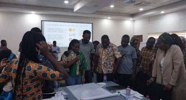 Meeting between women climate entepreneures and market actors in Bolgatanga -East District